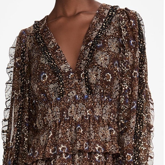 NWT- Ulla Johnson Brisa Ruffle Dress - Picture 5 of 9